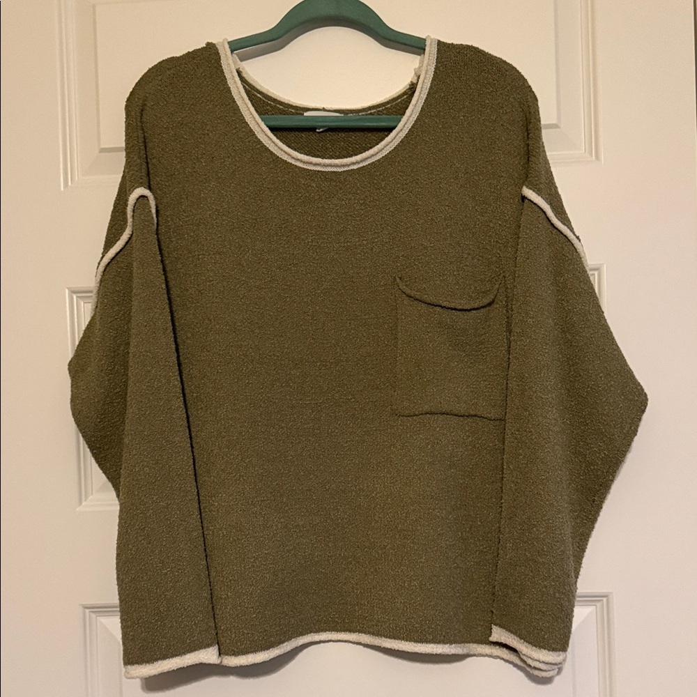 Olive Green Women's Sweater